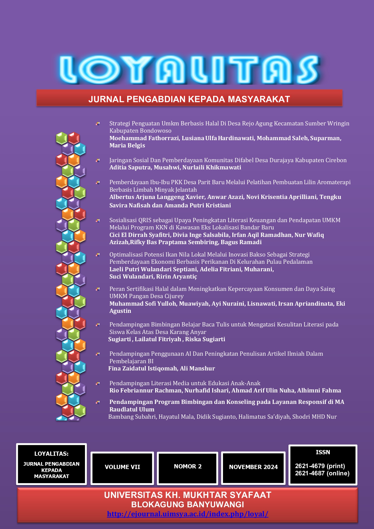 					View Vol. 8 No. 2 (2025): November 2025
				